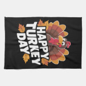 Linge De Cuisine Joyeuse fête de Thanksgiving (Horizontal)