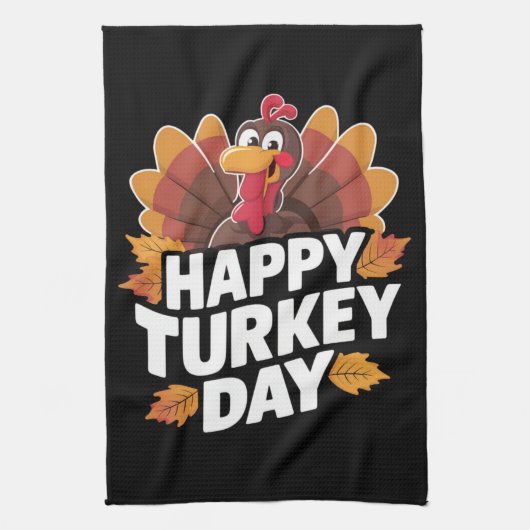 Linge De Cuisine Joyeuse fête de Thanksgiving (Vertical)