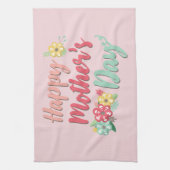 Linge De Cuisine Joyeuse Fête des Mères Florale (Vertical)