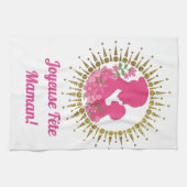 Linge De Cuisine Joyeuse Fête Maman  (Horizontal)