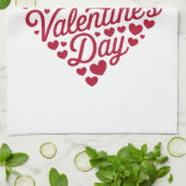 Linge De Cuisine Joyeuse Saint-Valentin Saint-Valentin Amour Coeur (Plié)