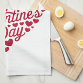 Linge De Cuisine Joyeuse Saint-Valentin Saint-Valentin Amour Coeur (Quart Plié)