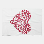 Linge De Cuisine Joyeuse Saint-Valentin Saint-Valentin Amour Coeur (Horizontal)