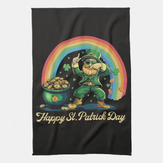 Linge De Cuisine Joyeuse St Patrick Farceur Lutins (Vertical)