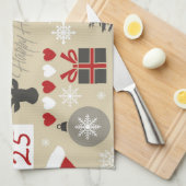 Linge De Cuisine Joyeuses fêtes (Quart Plié)
