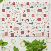 Linge De Cuisine Joyeuses fêtes (Plié)