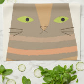 Linge De Cuisine Joyeuses fêtes ! Cartoon de chat Cute Père Noël -  (Plié)