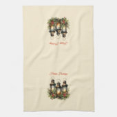 Linge De Cuisine Joyeuses fêtes Lanternes d'hiver (Vertical)