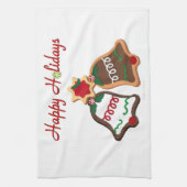 Linge De Cuisine Joyeuses fêtes Noël Cookie Bells (Vertical)