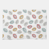 Linge De Cuisine Joyeuses lèvres souriantes (Horizontal)