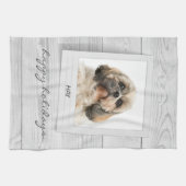 Linge De Cuisine Joyeuses Vacances Animaux de compagnie Cadre photo (Horizontal)