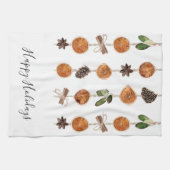 Linge De Cuisine Joyeuses vacances Citrus Garland Cuisine (Horizontal)