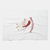 Linge De Cuisine Joyeux agneau de Noël (Horizontal)