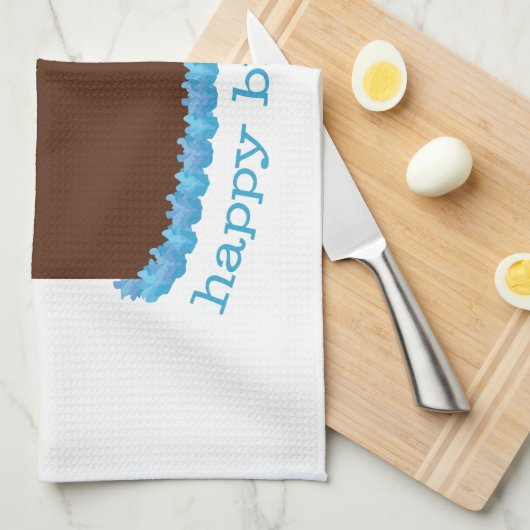 Linge De Cuisine Joyeux anniversaire (Quart Plié)