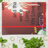 Linge De Cuisine Joyeux anniversaire à nous Art Imprimer (Plié)