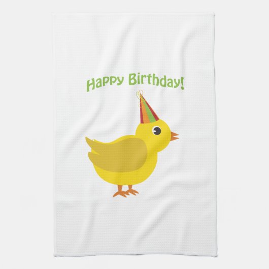 Linge De Cuisine Joyeux anniversaire ! chic (Vertical)