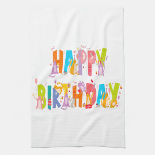 Linge De Cuisine Joyeux anniversaire Funny Amoureux des chats Anniv