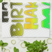 Linge De Cuisine Joyeux anniversaire Hakuna Matata eco Inspirationa (Plié)