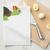 Linge De Cuisine Joyeux anniversaire ! Tortue (Quart Plié)