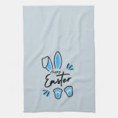 Linge De Cuisine Joyeux bleu de Pâques (Vertical)