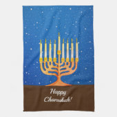 Linge De Cuisine Joyeux Chanoukah ! Menorah (Vertical)