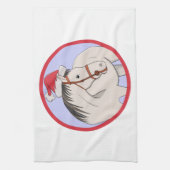 Linge De Cuisine Joyeux Cheval de Noël (Vertical)