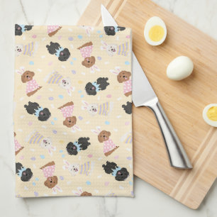 Linge De Cuisine Joyeux Chiens de Pâques