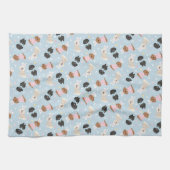 Linge De Cuisine Joyeux Chiens de Pâques (Horizontal)
