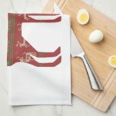 Linge De Cuisine Joyeux ChrisMoose Funny Christmas Moose Animal Art (Quart Plié)