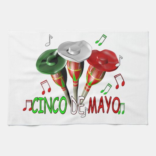 Linge De Cuisine Joyeux Cinco de Mayo (Horizontal)
