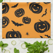 Linge De Cuisine Joyeux Citrouilles d'Halloween (Plié)