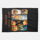 Linge De Cuisine Joyeux "Éffrayant" Halloween Citrouilles Fantômes  (Horizontal)