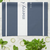 Linge De Cuisine Joyeux et brillant Noël de la Marine (Plié)