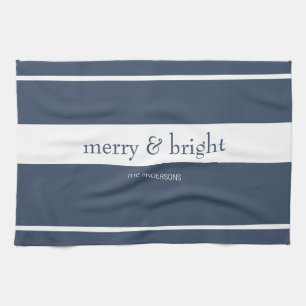 Linge De Cuisine Joyeux et brillant Noël de la Marine