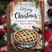 Linge De Cuisine Joyeux gâteau de Noël Cuisine personnalisée