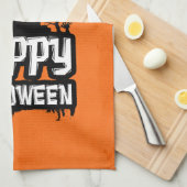 Linge De Cuisine Joyeux Halloween (Quart Plié)