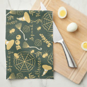 Linge De Cuisine Joyeux Halloween (Quart Plié)