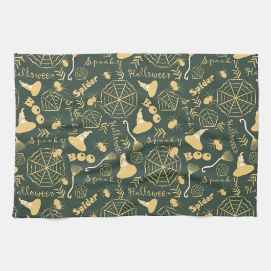 Linge De Cuisine Joyeux Halloween (Horizontal)