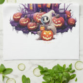 Linge De Cuisine Joyeux Halloween Ghoul (Plié)
