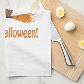 Linge De Cuisine Joyeux Halloween ! Hedgehog Witch (Quart Plié)
