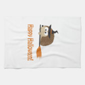 Linge De Cuisine Joyeux Halloween ! Hedgehog Witch (Horizontal)