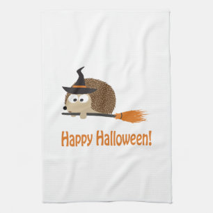 Linge De Cuisine Joyeux Halloween ! Hedgehog Witch