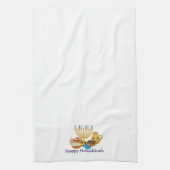 Linge De Cuisine Joyeux Hanoukka et mignon personnages Hanoukka (Vertical)