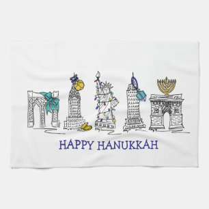 Linge De Cuisine Joyeux Hanoukka New York City NYC Chanukah Holiday