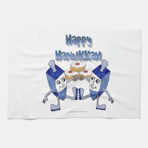 Linge De Cuisine Joyeux Hanukkah Toupie de Hanukkah Beignet