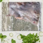 Linge De Cuisine Joyeux Hippo (Plié)