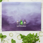 Linge De Cuisine Joyeux Jar d'apothecaire d'Halloween (Plié)