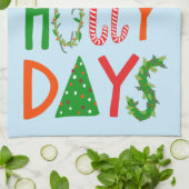 Linge De Cuisine JOYEUX JOURS SAINTS Joyeux Noël (Plié)