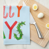 Linge De Cuisine JOYEUX JOURS SAINTS Joyeux Noël (Quart Plié)