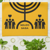 Linge De Cuisine Joyeux Kwanzaa (Plié)